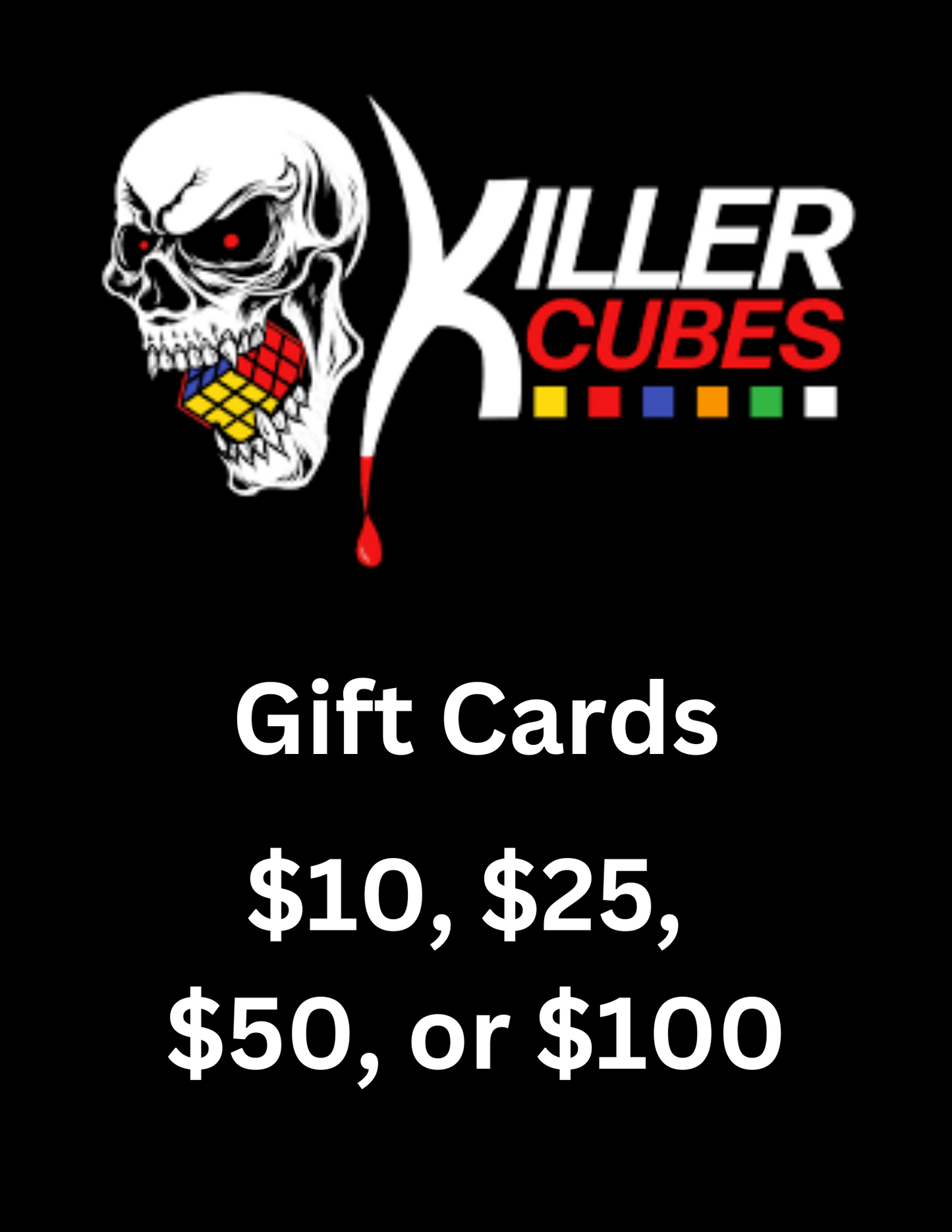 KillerCubes eGift Cards
