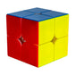 2x2 Speed Cube - Dayan TengYun M turned around on a white background